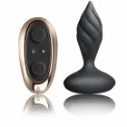 Rocks-Off Petite Sensations Desire nuotoliniu būdu valdomas analinis kištukas – 10 cm – juodas — Nuotrauka 1