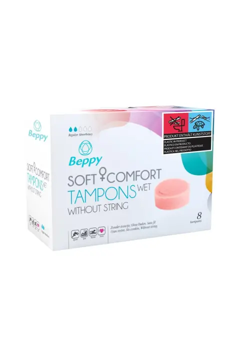 Beppy Soft & Comfort Wet интимные тампоны – 8 шт.