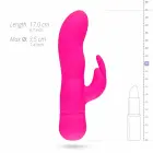 EasyToys Mad Rabbit truša vibrators – 20.5 cm (8″) – rozā — Foto 9