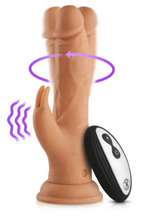 FemmeFunn Wireless Turbo кролик-вибратор – 21 см (8.3″) – телесный