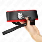 KINK Adjustable Red Leather Collar & Leash Set 116 cm, 40-48x6 cm — Photo 1