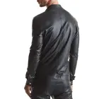 RMGiorgio001 Wetlook Jacket with Metal Studs – Black – S — Photo 3