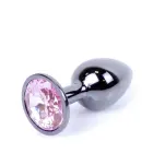 MyLove Toys Jewellery Dark Silver анальная пробка – 7 cm – Красная — Фото 8