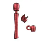 MAN.WAND EDGY VELVET wand masāžas vibrators – sarkans — Foto 1