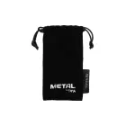 Sudraba metāla anālais spraudnis ar melnu dārgakmeni – 7.5 cm – Black Foto 5