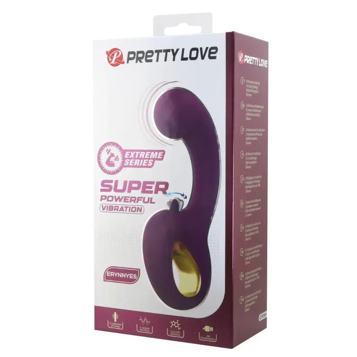 Pretty Love Erynnyes – вибратор для точки G с лижущим язычком