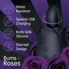 Skins Rose Buddies Bums N Roses Intimate Rotating Vibrator – 13.3 cm – Black — Photo 10