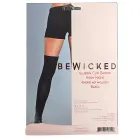 Be Wicked Illusion Clip zeķes līdz augšstilbam – melnas – One size — Foto 5