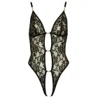 Abierta Fina mežģīņu bodijs – melns – S Foto 17