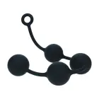 Silicone Round Anal Balls - XXL - 60mm - Black Photo