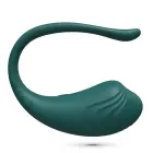 Tamago Rechargeable Vibrating Egg with Remote Control – 9 cm – Green — Photo 4
