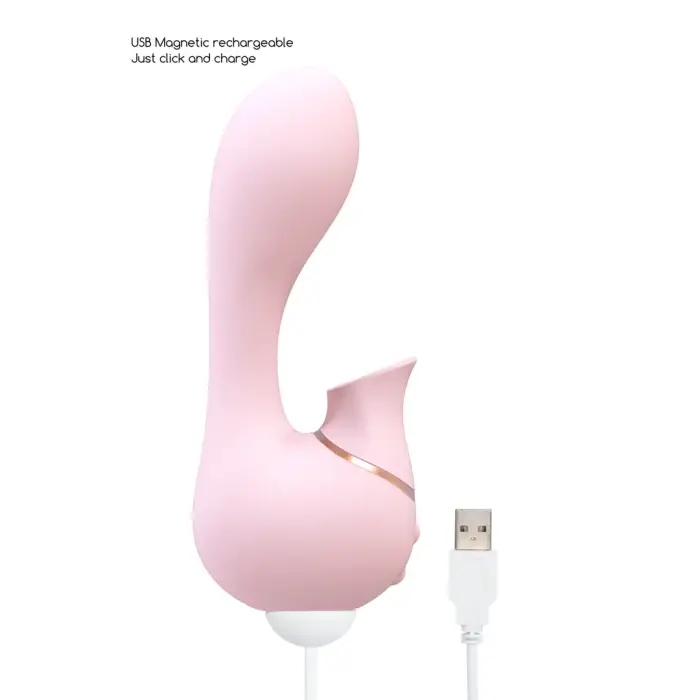 Mythical gaisa pulsa vibrators – 15 cm – rozā Foto 9