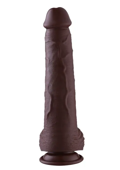 Hismith KlicLok dildo – 32 cm (12.6″) – Brūns Foto 5