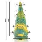 EPIC Cybersilicock Cetus zaļš taustekļu dildo – 20.5 cm (8″) — Foto 2