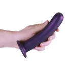 Lygus silikoninis G taško dildo – 17 cm (7″) – Violetinis — Nuotrauka 7
