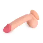 Kiotos COX realistiškas dildo su siurbtuku – 22.5 cm (9″) – kūno spalva — Nuotrauka 4