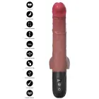 Realistic Thrusting and Wiggling Vibrator – Skin — Photo 3