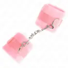 KINK Beginner меховые фиксаторы для запястий розовые 30x7 cm — Фото 2