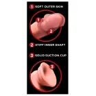 Pipedream King Cock Triple Density dildo – 19.5 cm (7.7″) – nahavärv — Foto 6