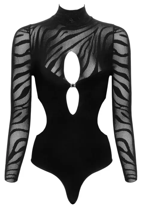 Cottelli FANTASY bodijs – melns – S-L Foto 12