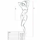 Passion BS025 Mesh Bodysuit – White – One Size — Photo 2
