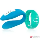 Wearwatch Dual Technology вибратор для пар с пультом-часами WatchMe – индиго/морская волна — Фото 2