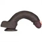 LoveToy Sliding Skin Pro II – kahekihiline realistlik silikoon-dildo – ihuvärvi – 25,4 cm (10'') — Foto 16