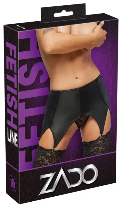 ZADO Leather Garter Belt – XL