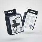 Wonka Vibrating Cockring with Bullet – Black — Photo 1