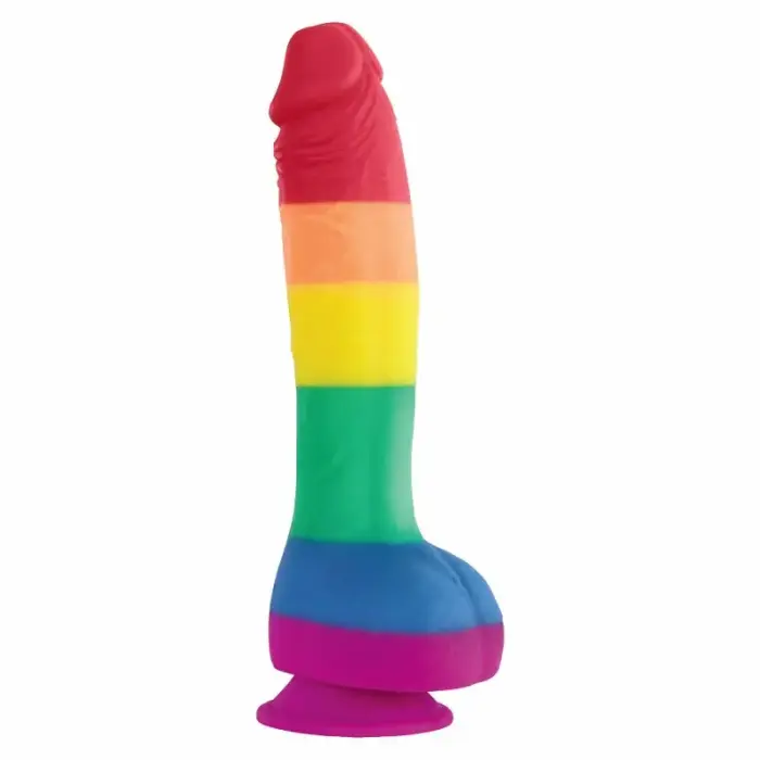 NS Novelties Pride Edition Rainbow Dildo – 19 cm (7.5″) – Multicolored