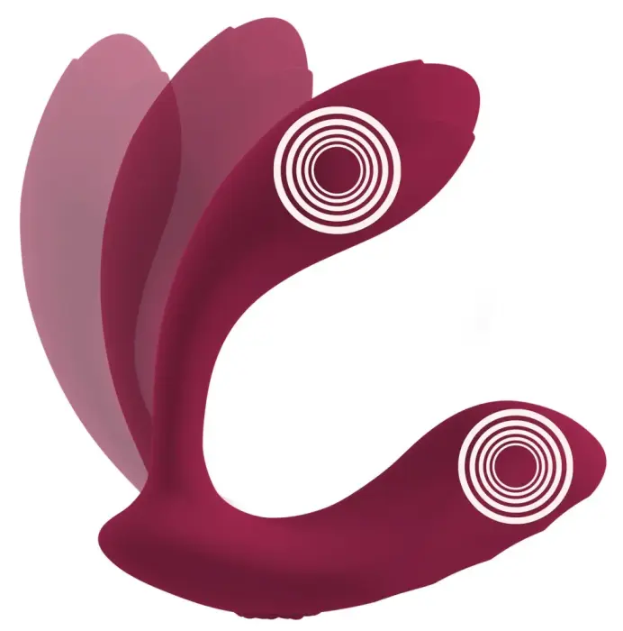 Rosenrot lokāms RC biksīšu vibrators – 13.5 cm – rozā Foto 13