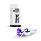 Plug-Jewellery Silver anālais spraudnis – 9.5 cm (3.7″) – Violets — Foto 10