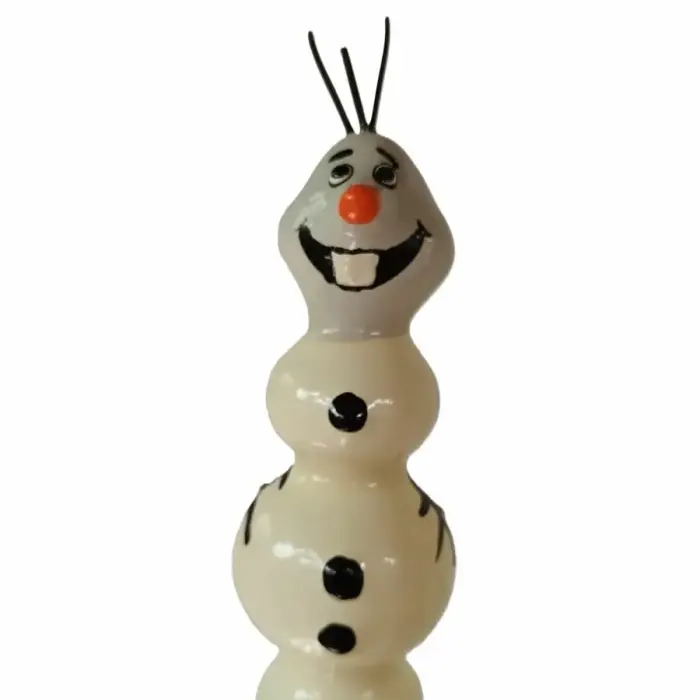 CONDOMERIE hand-painted decorative condom – Cute Snowman – XL