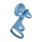 JOVI ARC Snail Couples Ring – Blue — Photo 6