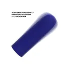 Pleasure Kits Temptation Collection – перезаряжаемая вибропуля + 2 силиконовые насадки – синяя — Фото 3