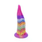 Kiotos Monstar Beast tumsā spīdošs dildo – 20.5 cm (8″) – Daudzkrāsains — Foto 1