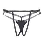 Sportsheets Aurora – high-waisted adjustable strap-on harness – black — Photo 2