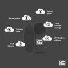 LUV EGG Wireless Vibrating Egg – Black — Photo 4