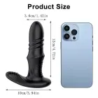 Lovesecret Premium prostata massaažija – 12 cm (4.7″) – Must — Foto 6