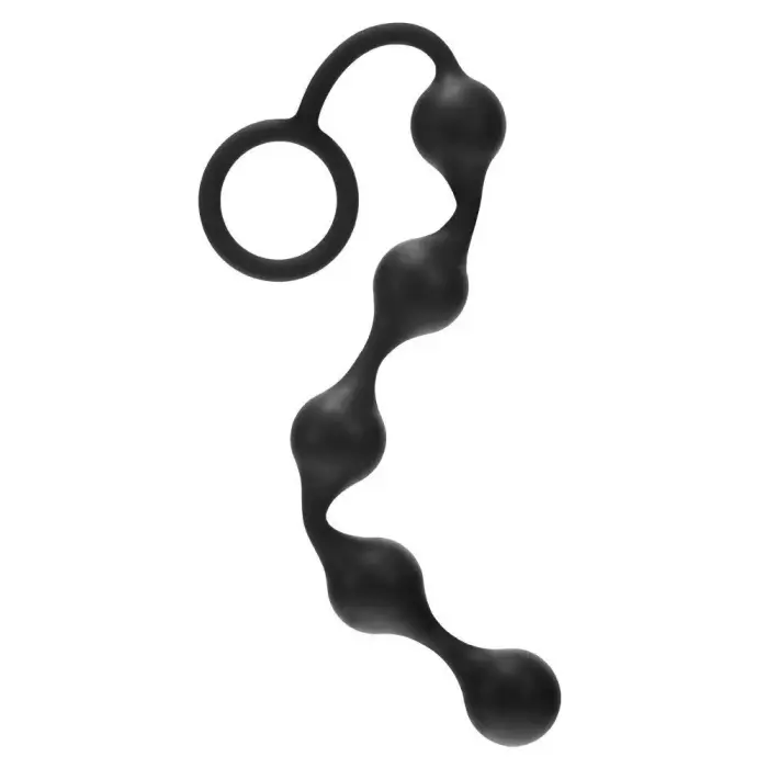 Onyx silikoonist anaalhelmed – 20.5 cm – Black Photo