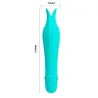 PRETTY LOVE Edward Dolphin vibratorius – 14.5 cm (5.7″) – mėlynas — Nuotrauka 5