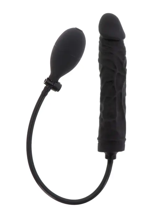 Hidden Desire Extreme piepūšams dildo – melns Foto 6