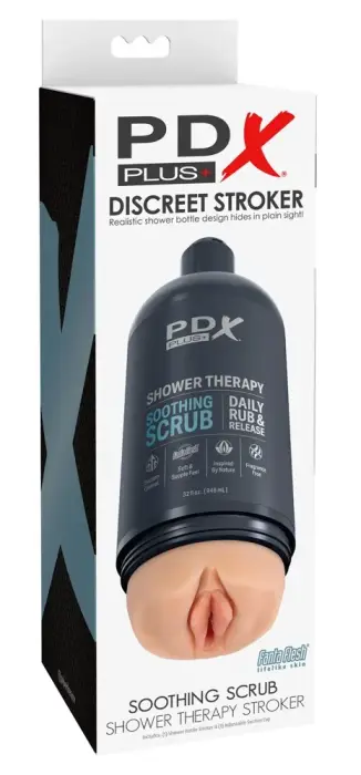 PDXP Shower Therapy Soothing Scrub masturbators – miesas krāsa – 20.7 cm (8.15″)