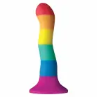 NS Novelties Colours Wave dildo – 17 cm (6.7″) – varavīksnes krāsu — Foto 1