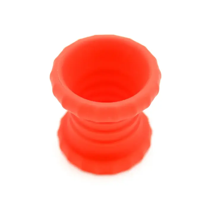 2 in 1 Silicone Cockring & Stretcher – Black