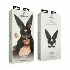 Bedroom Fantasies Bold Bunny маска – чёрная регулируемая маска из искусственной кожи — Фото 3