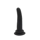Silikoonist iminapaga dildo – 15 cm (6″) – Must — Foto 3