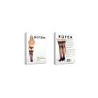 Tīkliņa zeķes H036 Plus – melnas – Plus size — Foto 7