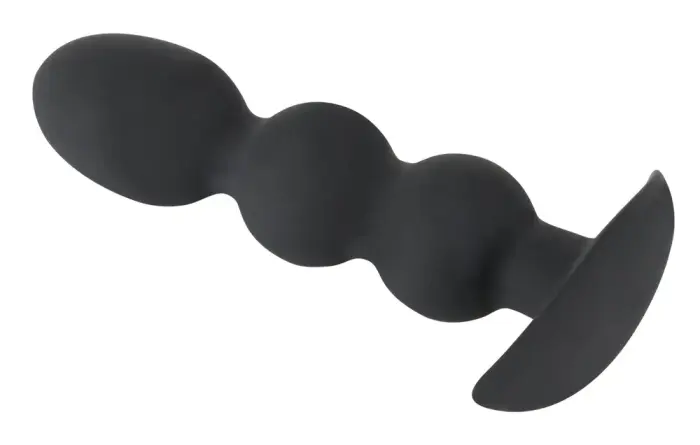 Black Velvets Heavy Beads dildo – 13.3 cm – Juodas Photo
