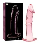 Ibiza Nebula Series Model 19 stikla dildo – 18.5 cm (7.3″) – rozā — Foto 1